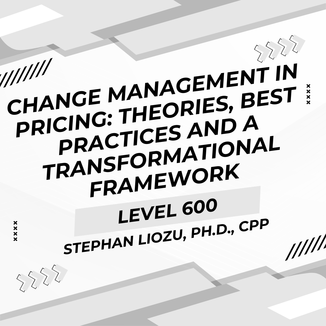 Change Management in Pricing